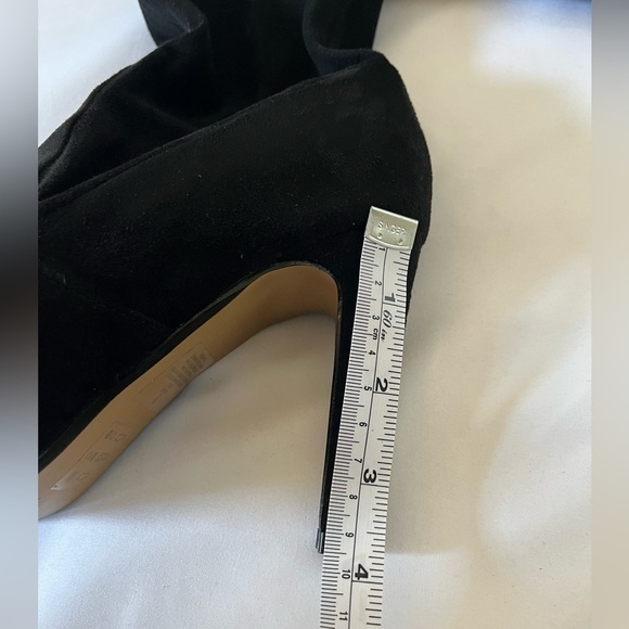 Express Over the knee heel sock boots adjustable faux suede size 8 Preow… - Picture 10 of 16